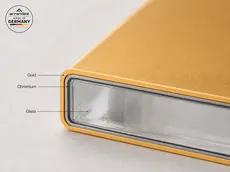 Querschnitt eines Au(111)-Goldsubstrats mit Gold, Chrom und Borosilikatglas